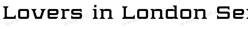 Lovers in London Ser字体转换 Lovers in London Ser字体转换